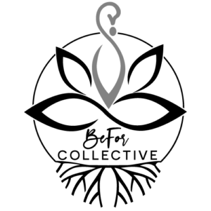 A black and white logo of the collective.